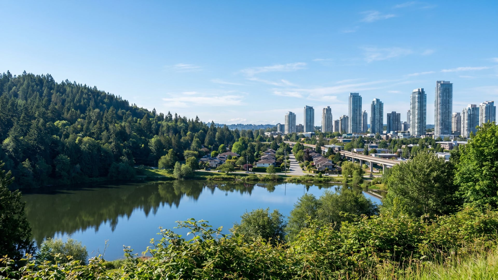 Plumber Burnaby service installing a hot water tank in a local home