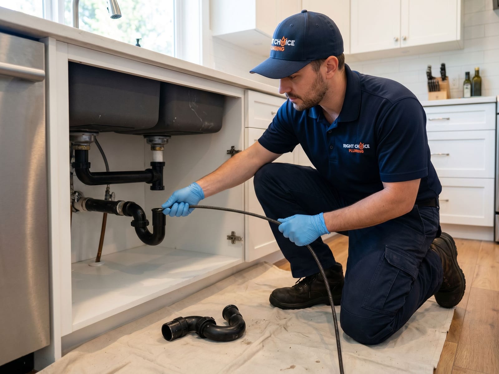 drain cleaning & unclog repair and installation in West Vancouver by Right Choice Plumbing