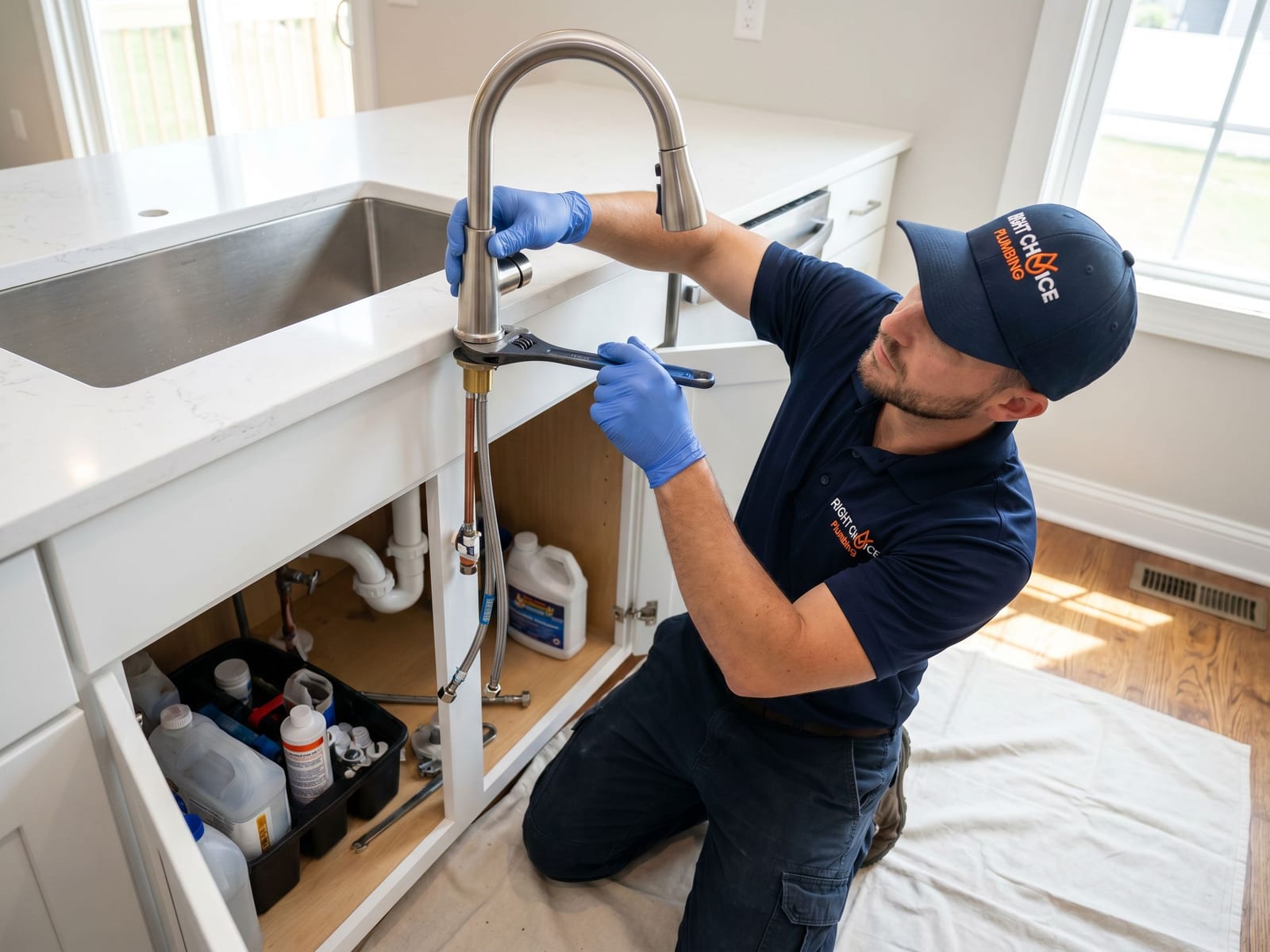 faucet replacement & installation repair and installation in West Vancouver by Right Choice Plumbing