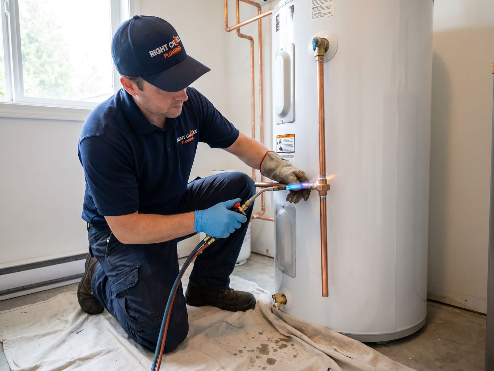 hot water tank replacement & installation repair and installation in West Vancouver by Right Choice Plumbing