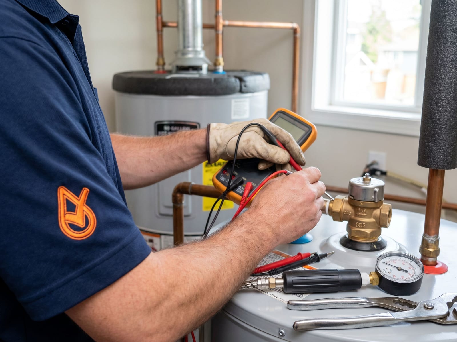 Hot Water Tank Repair diagnostic in North Vancouver by a licensed BC plumber