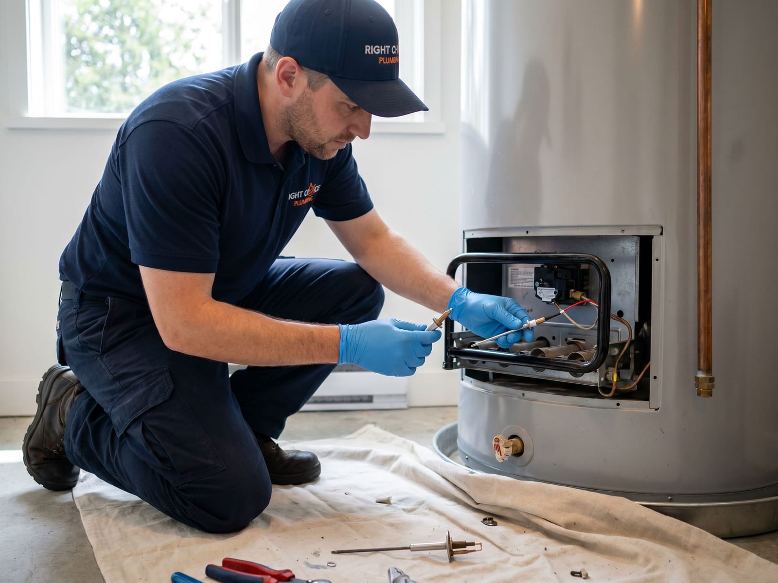 hot water tank repair repair and installation in West Vancouver by Right Choice Plumbing