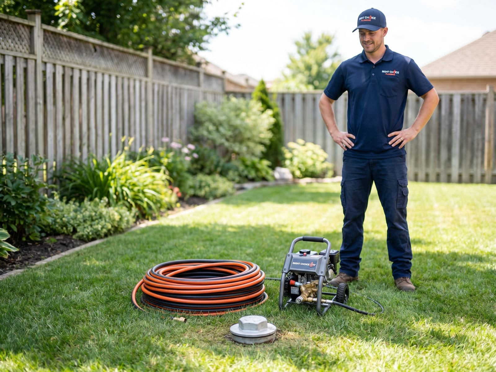 Finished perimeter drainage service job in a Burnaby home - Right Choice Plumbing
