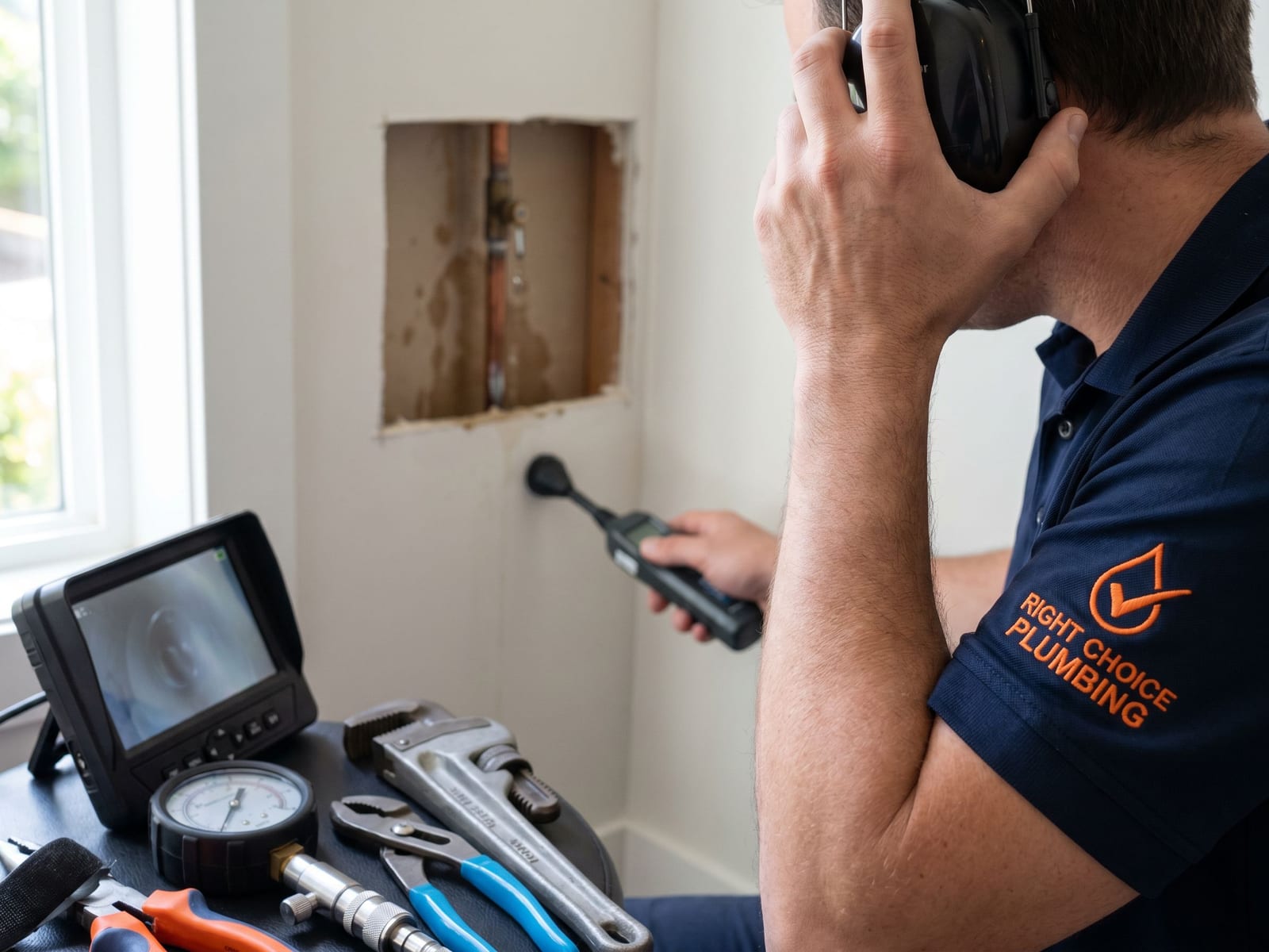 Water Leak Detection & Repair diagnostic in North Vancouver by a licensed BC plumber